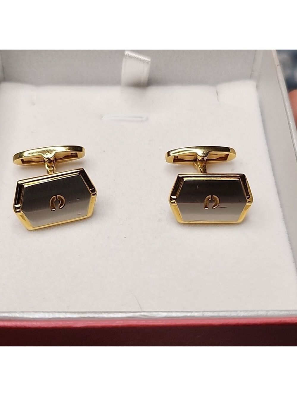 Charles Jourdan Cufflinks Gold Plated tone